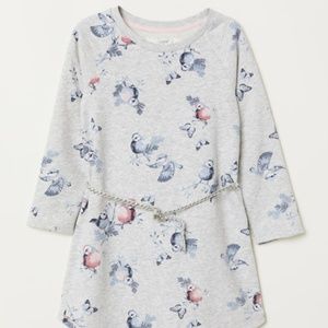 H&M 6-8Y Girls Sweatshirt Dress